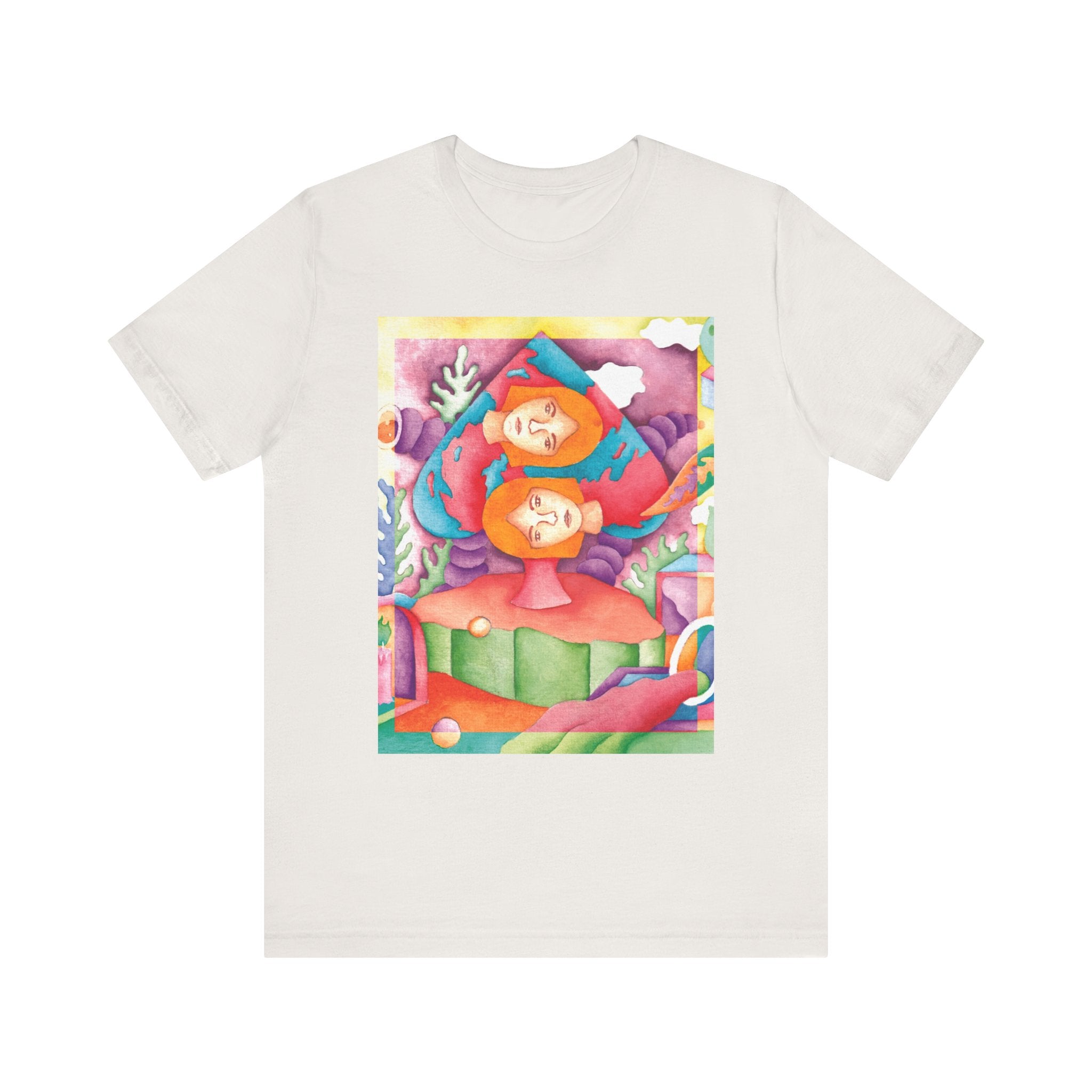 All Girl Den - Faces & Spades Unisex Jersey Short Sleeve Tee