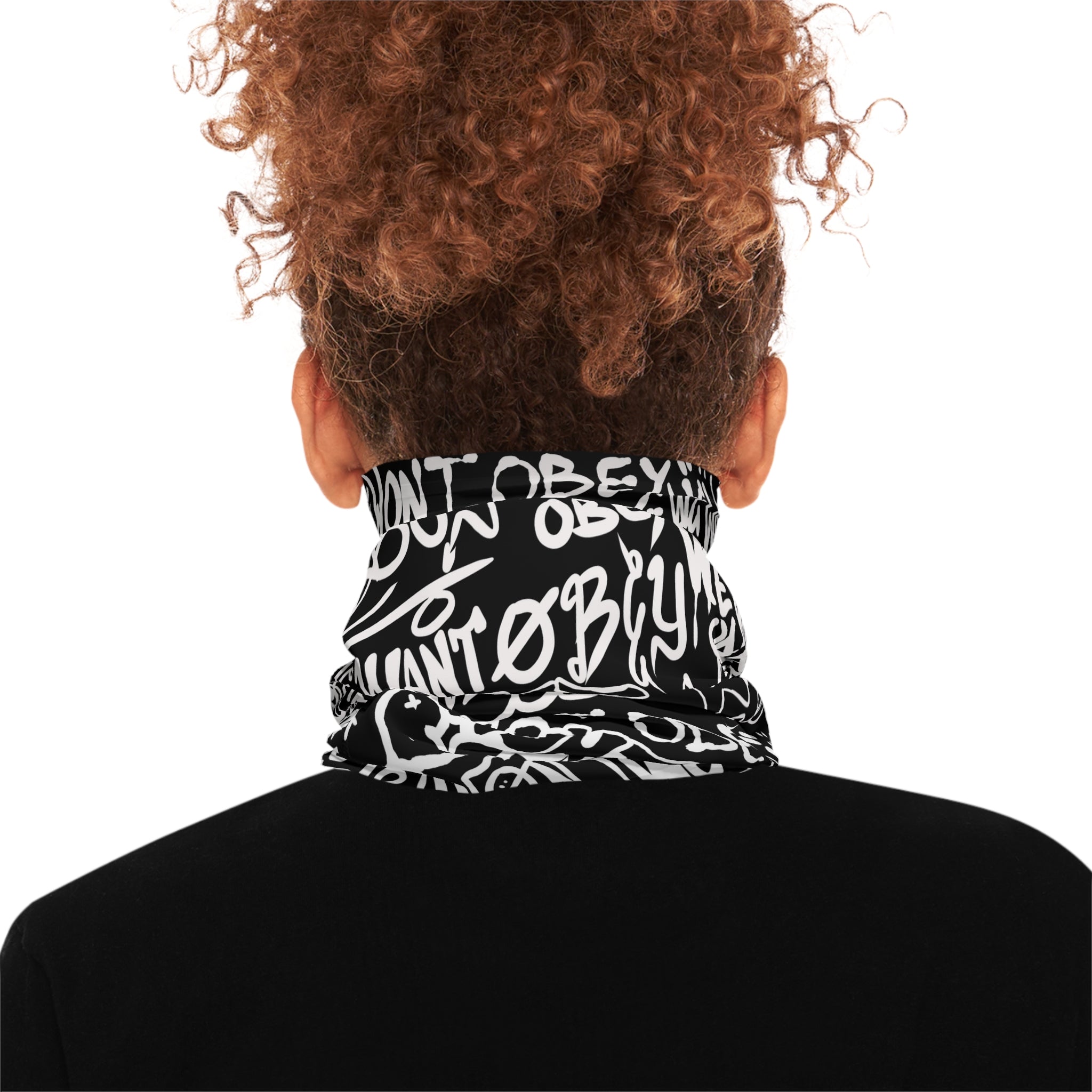 "We Won't Obey" Neck Gaiter