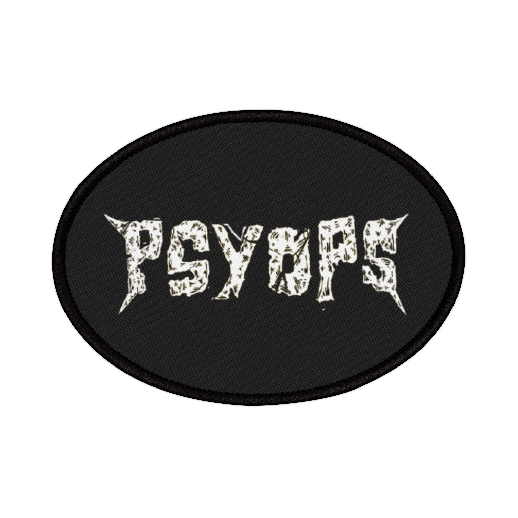 PsyOps Iron-On Patch - Edgy, Customizable Decor for Jackets & Bags