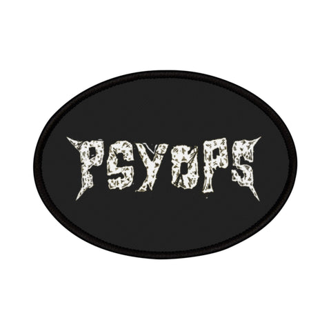 PsyOps Iron-On Patch - Edgy, Customizable Decor for Jackets & Bags