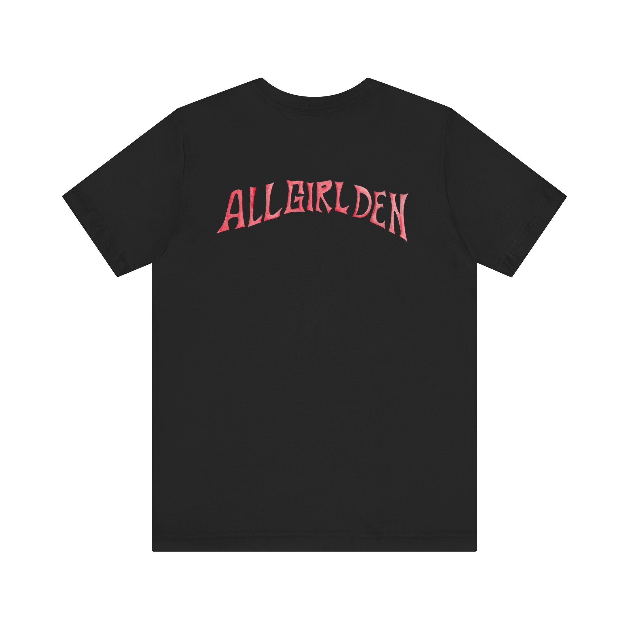 All Girl Den - Faces & Spades Unisex Jersey Short Sleeve Tee