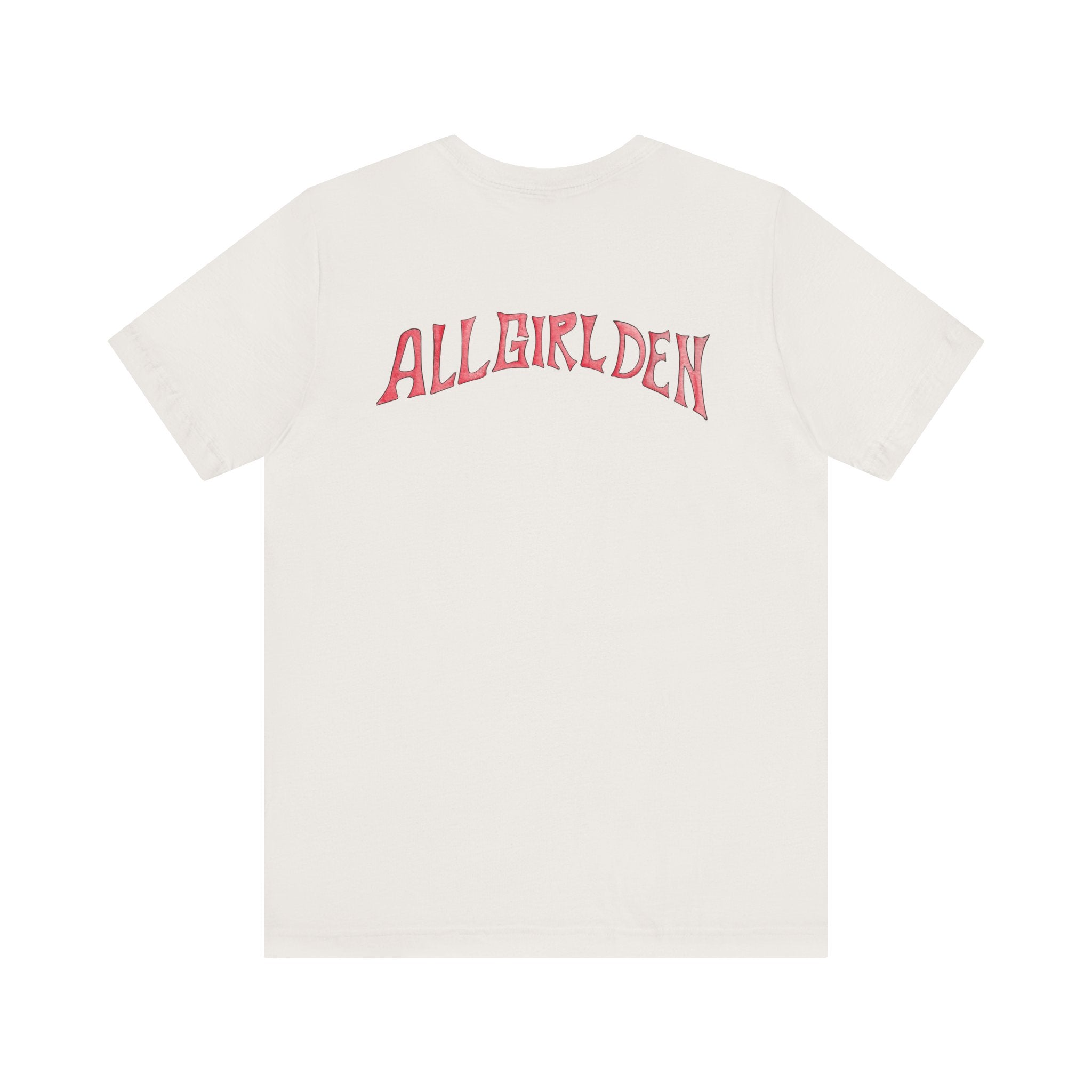 All Girl Den - Faces & Spades Unisex Jersey Short Sleeve Tee