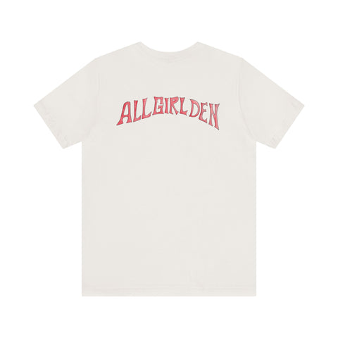 All Girl Den - Faces & Spades Unisex Jersey Short Sleeve Tee