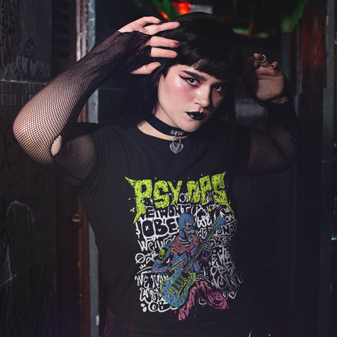 PSYOPS - We Won't Obey Unisex Tee - Retro Vibrant Graphic T-Shirt