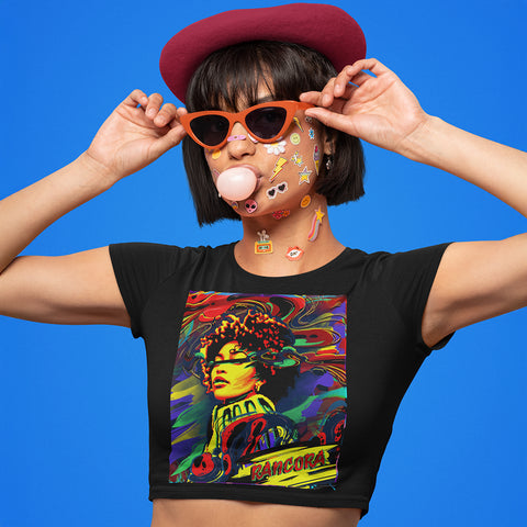 Vibrant Retro Women's Baby Tee