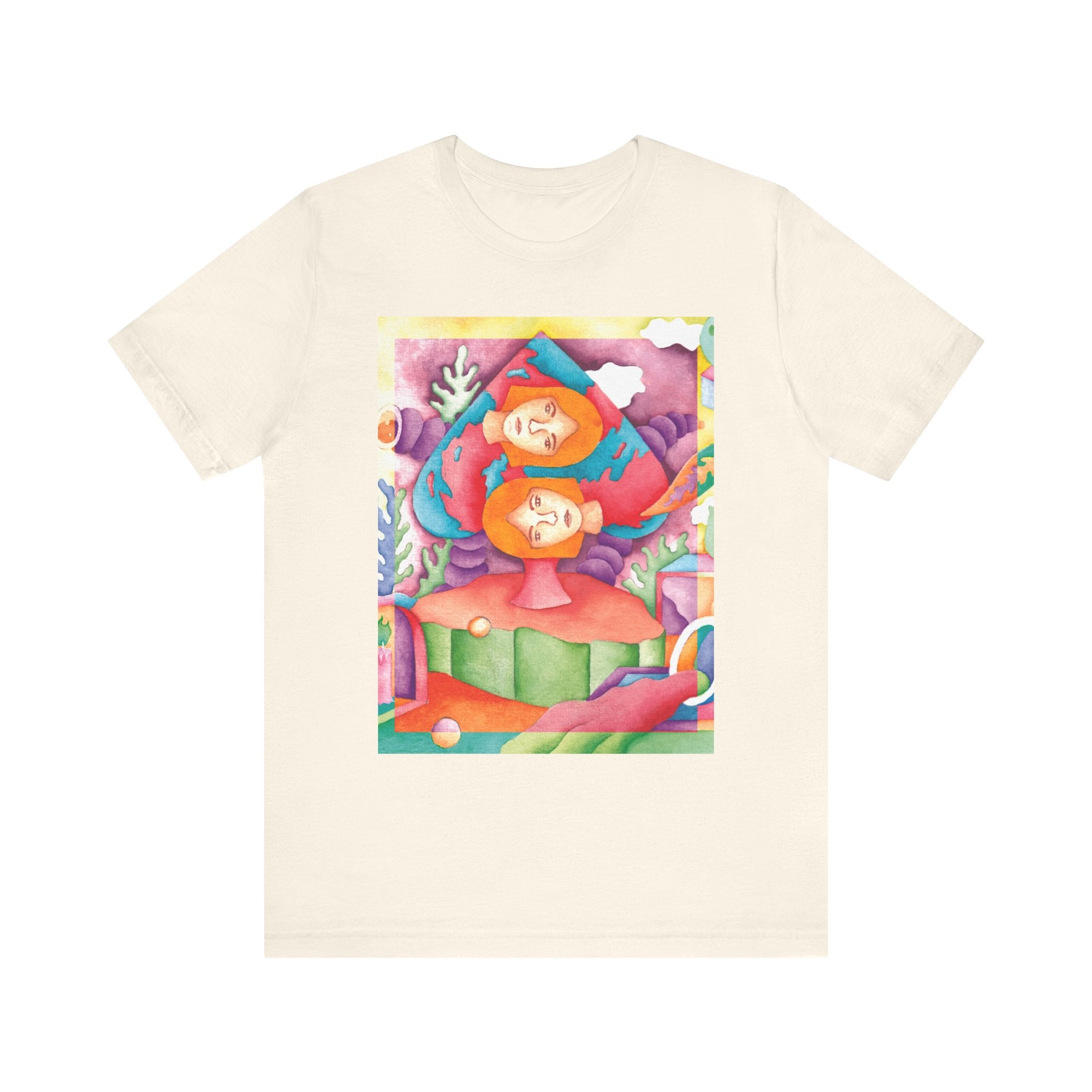 All Girl Den - Faces & Spades Unisex Jersey Short Sleeve Tee