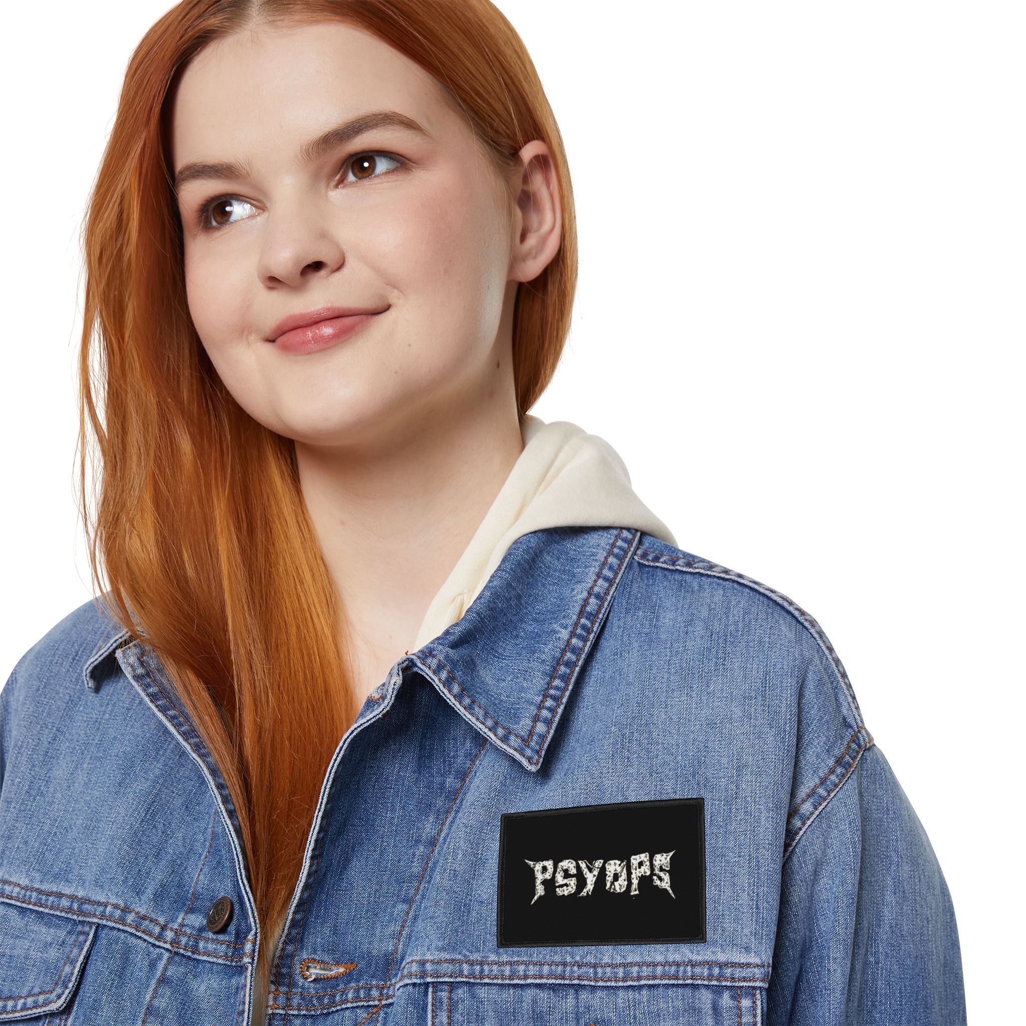 PsyOps Iron-On Patch - Edgy, Customizable Decor for Jackets & Bags