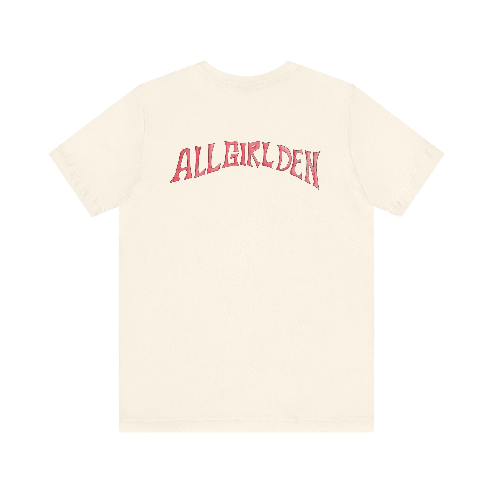 All Girl Den - Faces & Spades Unisex Jersey Short Sleeve Tee