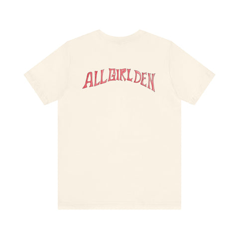 All Girl Den - Faces & Spades Unisex Jersey Short Sleeve Tee