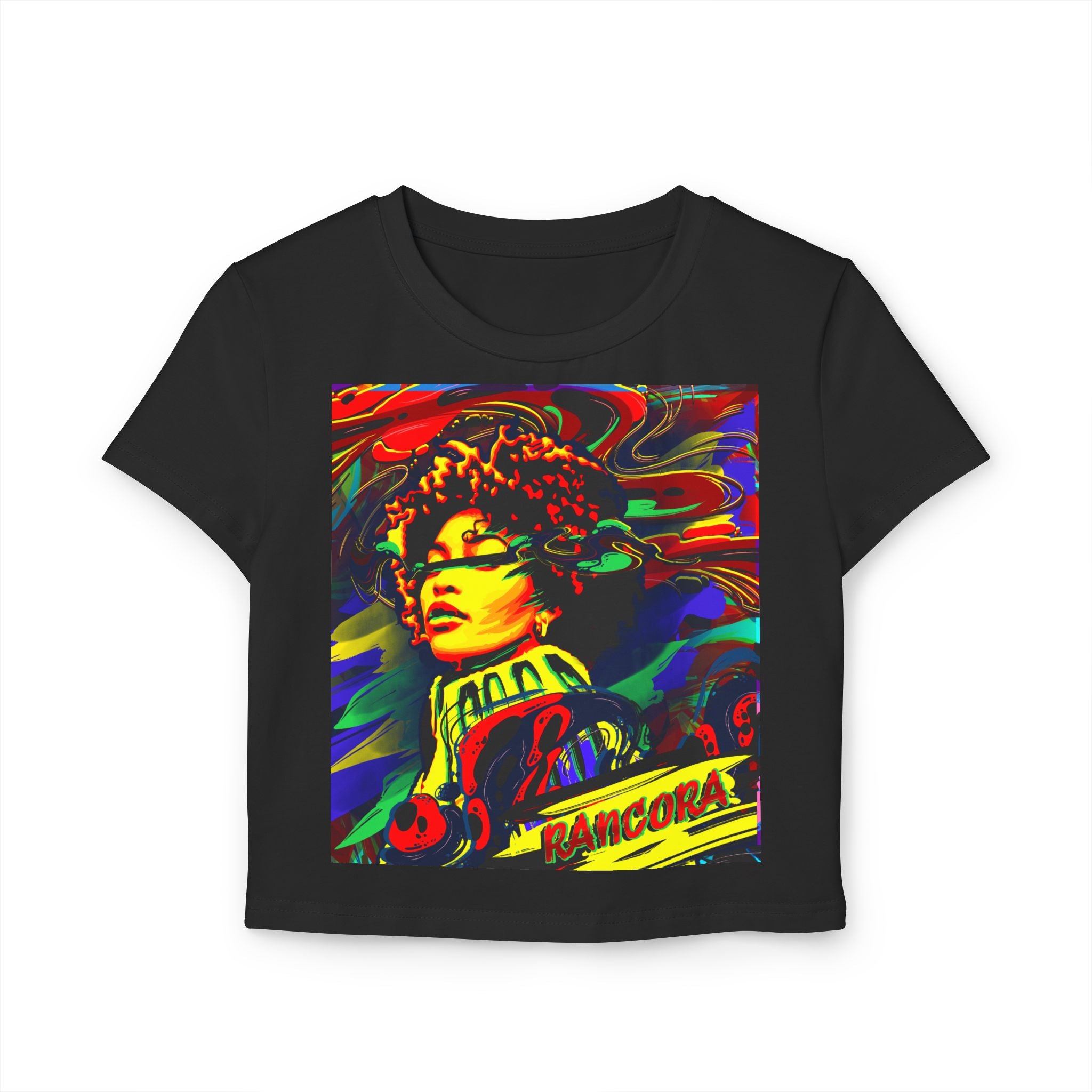Vibrant Retro Women's Baby Tee