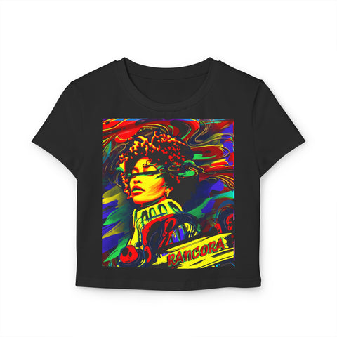 Vibrant Retro Women's Baby Tee