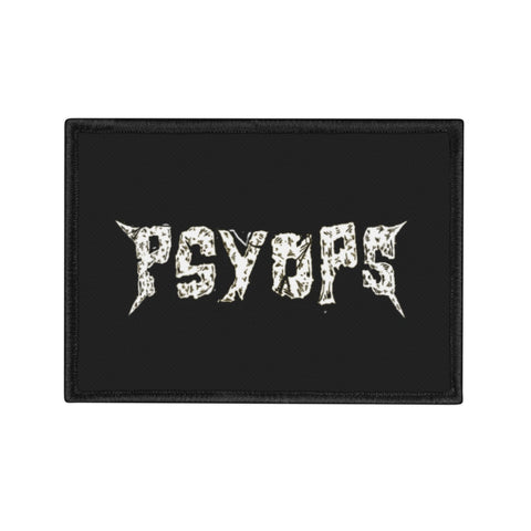 PsyOps Iron-On Patch - Edgy, Customizable Decor for Jackets & Bags