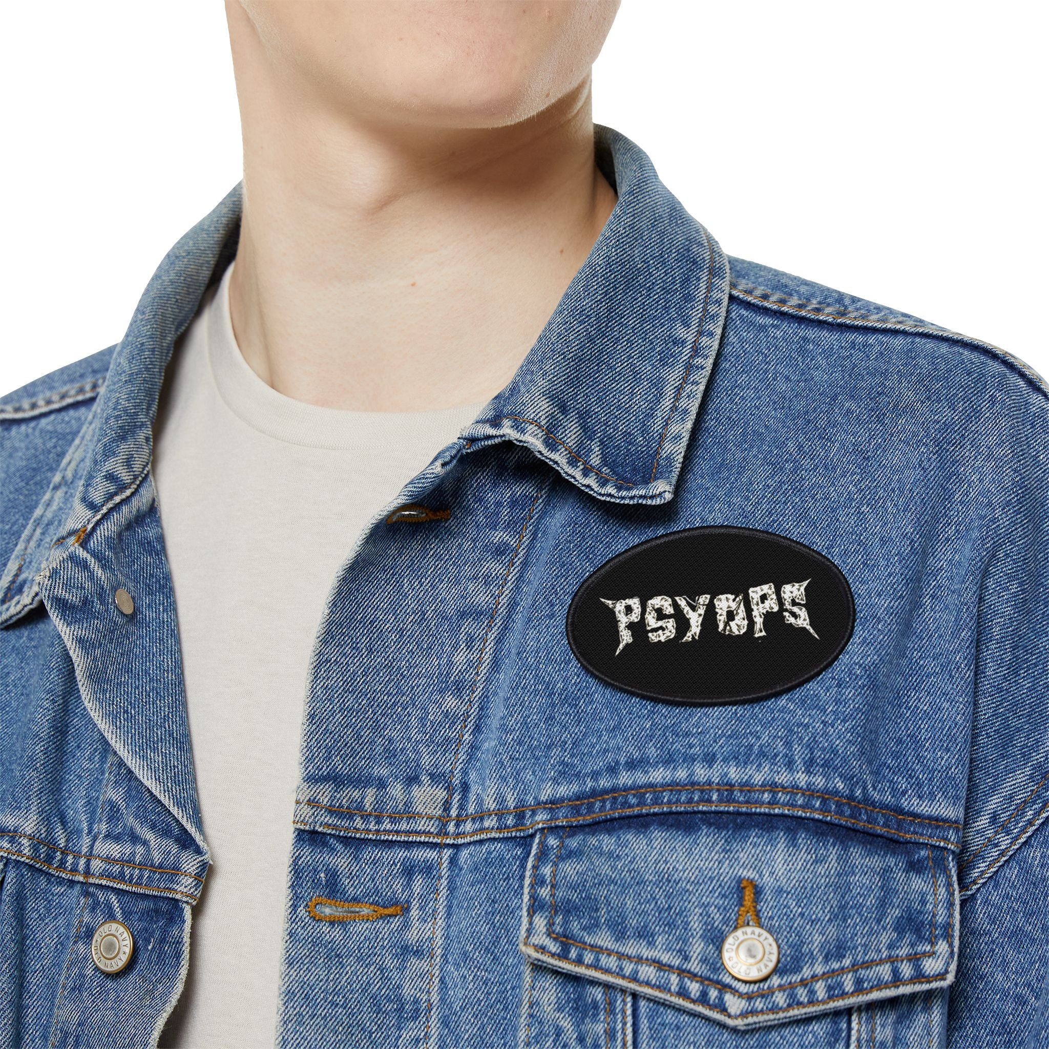 PsyOps Iron-On Patch - Edgy, Customizable Decor for Jackets & Bags