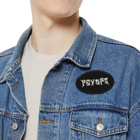 PsyOps Iron-On Patch - Edgy, Customizable Decor for Jackets & Bags